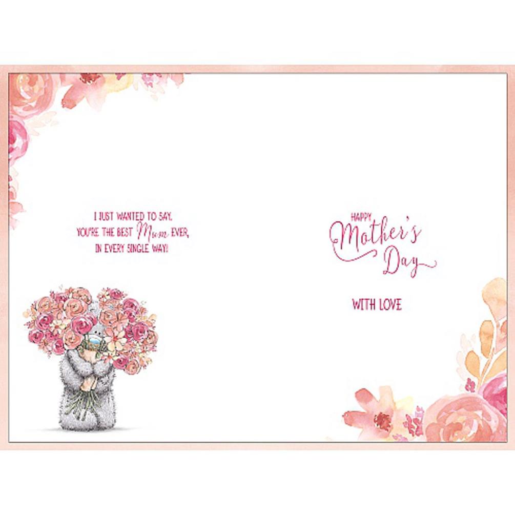 For My Mum Handmade Me to You Bear Mother's Day Card Extra Image 1